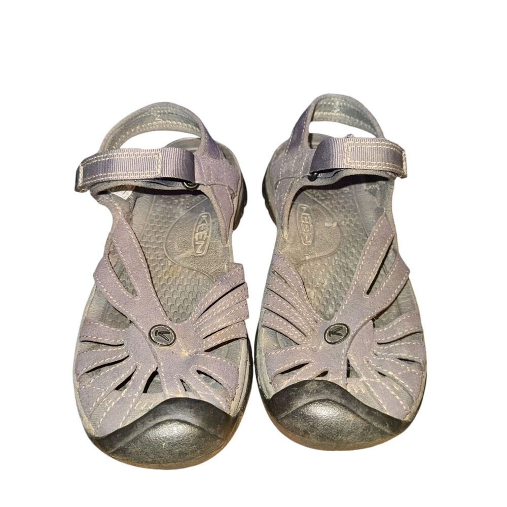 Keen Rose Sandal Women's Size 6 Magnet Gray Black Toe Bumper Adjustable Shoe